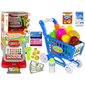 Cash Register Calculator Trolley Blue Food Products цена и информация | Tüdrukute mänguasjad | kaup24.ee