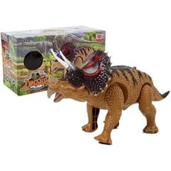 Dinosaur Triceratops Battery Operated Yellow hind ja info | Poiste mänguasjad | kaup24.ee