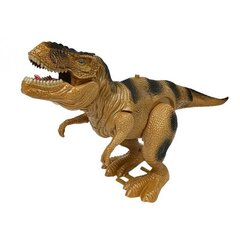 Динозавр Leantoys Tyrannosaurus Rex, коричневый цена и информация | Развивающий мелкую моторику - кинетический песок KeyCraft NV215 (80 г) детям от 3+ лет, бежевый | kaup24.ee