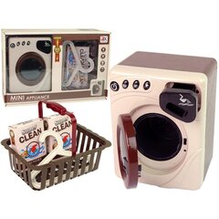 Washing Machine Set Washing Basket Powder Household Appliance Hanger for Children hind ja info | Tüdrukute mänguasjad | kaup24.ee