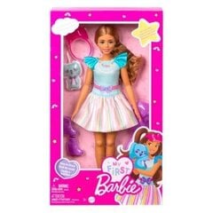 Nukk My First Barbie pruunijuukseline hind ja info | Tüdrukute mänguasjad | kaup24.ee