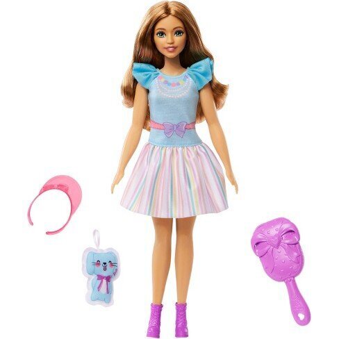 Nukk My First Barbie pruunijuukseline hind ja info | Tüdrukute mänguasjad | kaup24.ee