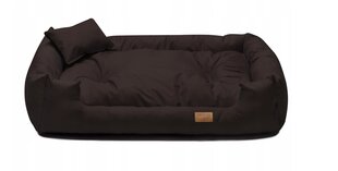 Koera voodi, pruun 100 x 80 cm hind ja info | Pesad, padjad | kaup24.ee