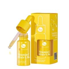 7D MBW Сыворотка+тонер для лица придающая сияние коже VITAMIN C ELIXIR 1,5%, 20 мл цена и информация | Сыворотки для лица, масла | kaup24.ee