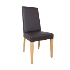 Обеденный стул PAU 54x44xH96см, темно коричневый цена и информация | Стулья для кухни и столовой | kaup24.ee