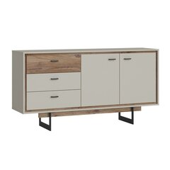 Cabinet RIVERO 160x40xH83cm, oak/grey цена и информация | Комоды | kaup24.ee