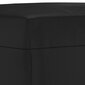 vidaXL jalapink, must, 60 x 50 x 41 cm, kunstnahk hind ja info | Kott-toolid, tumbad, järid | kaup24.ee
