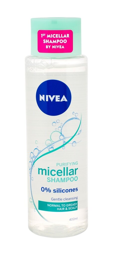 Šampoon Nivea Purifying Micellar Shampoo 400 ml цена и информация | Šampoonid | kaup24.ee
