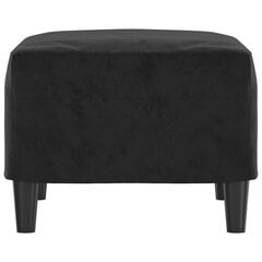 vidaXL jalapink, must, 60 x 50 x 41 cm, samet hind ja info | Kott-toolid, tumbad, järid | kaup24.ee