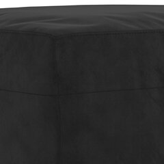 vidaXL jalapink, must, 60 x 50 x 41 cm, samet hind ja info | Kott-toolid, tumbad, järid | kaup24.ee