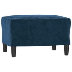 vidaXL jalapink, sinine, 60 x 50 x 41 cm, samet hind ja info | Kott-toolid, tumbad, järid | kaup24.ee