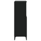 vidaXL kõrge kapp, must, 60 x 36 x 110 cm, tehispuit hind ja info | Elutoa väikesed kapid | kaup24.ee