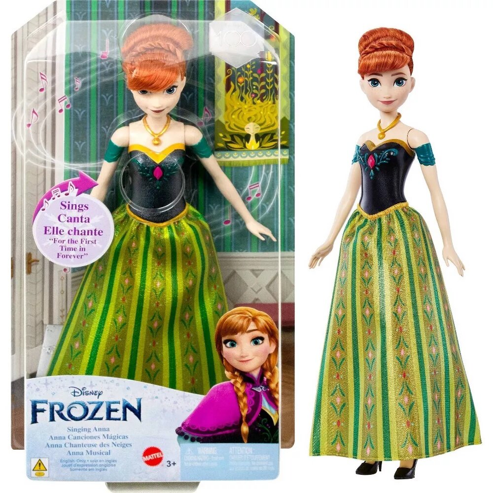 Laulev nukk Anna Disney Frozen hind ja info | Tüdrukute mänguasjad | kaup24.ee