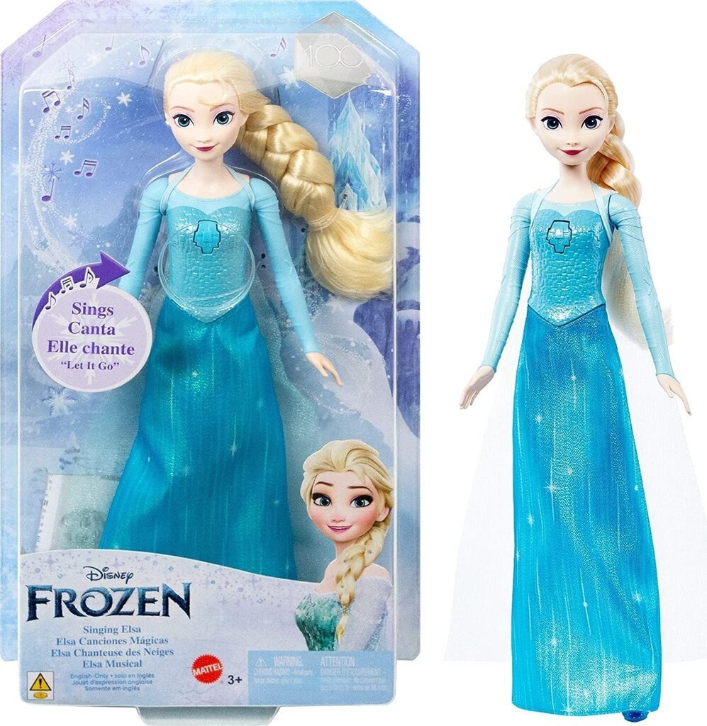 Laulev nukk Elsa Disney Frozen, EN hind ja info | Tüdrukute mänguasjad | kaup24.ee