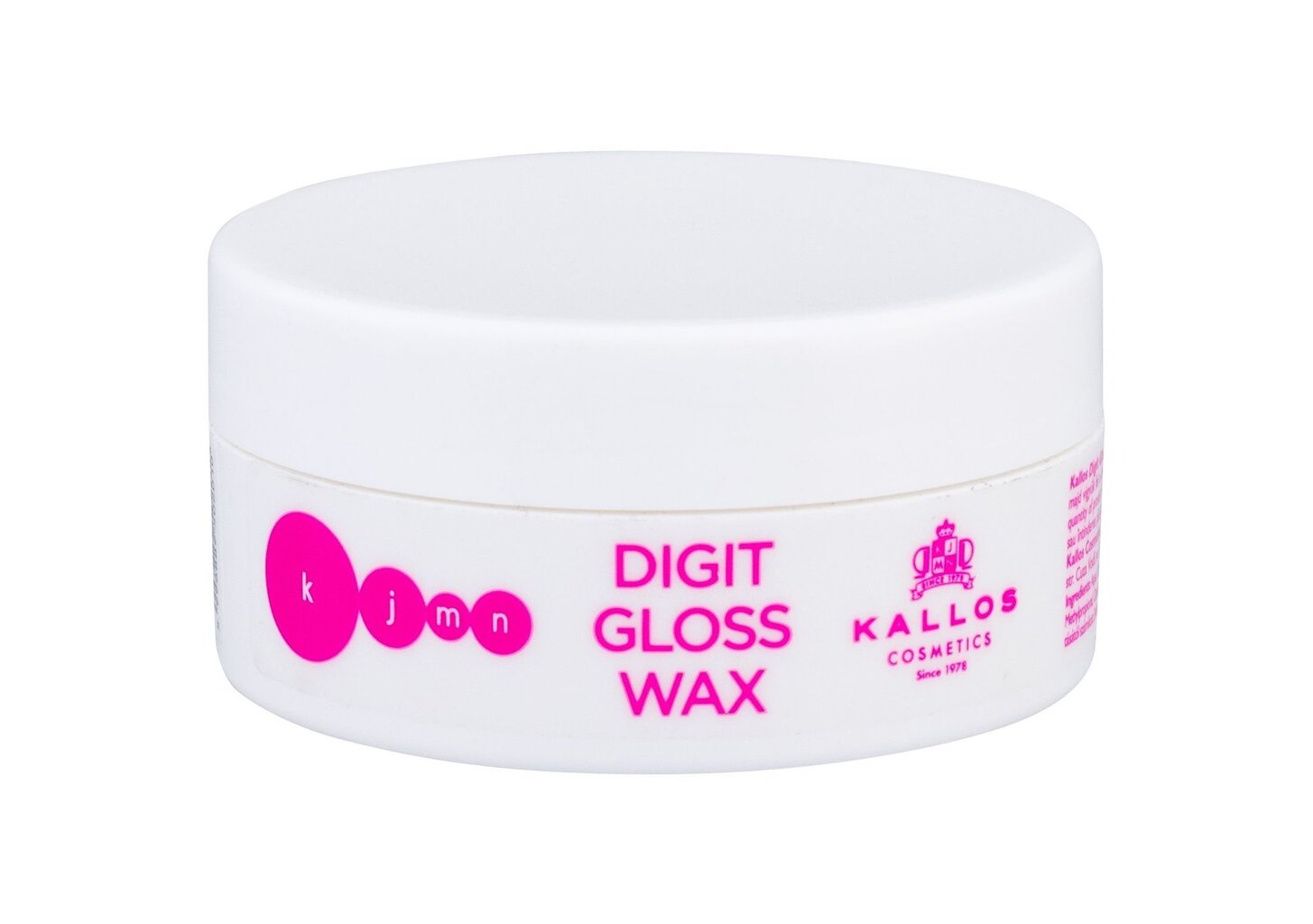 Juuksevaha Kallos Cosmetics KJMN Digit Gloss Wax 100 ml hind ja info | Viimistlusvahendid juustele | kaup24.ee