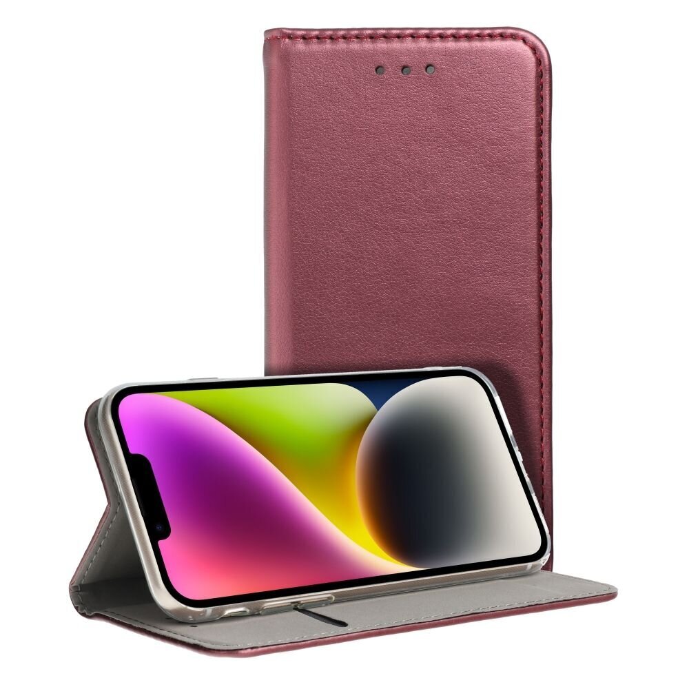 Avanev rahakott Smart Magneto, Samsung S23 Plus, Burgundia hind ja info | Telefoni kaaned, ümbrised | kaup24.ee
