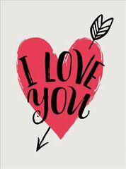 I Love You: Romantic Quotes for Valentine's Day цена и информация | Развивающие книги | kaup24.ee