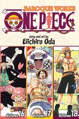 One Piece (Omnibus Edition), Vol. 6: Includes vols. 16, 17 & 18 Omnibus ed, 6, Baroque Works 16-17-18 цена и информация | Фантастика, фэнтези | kaup24.ee