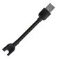 USB-kaabel Xiaomi Mi Band 3 laadimiseks 15±1cm must hind ja info | Nutikellade ja nutivõrude tarvikud | kaup24.ee