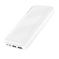 Väline aku Power Bank Borofone BJ27A 2xUSB 20000mAh valge hind ja info | Akupangad | kaup24.ee