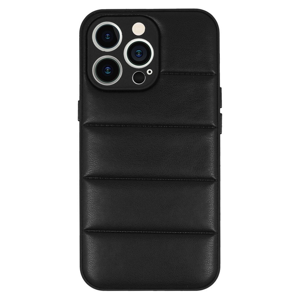 Telefoniümbris Leather 3D - iPhone 12 D2, must цена и информация | Telefoni kaaned, ümbrised | kaup24.ee