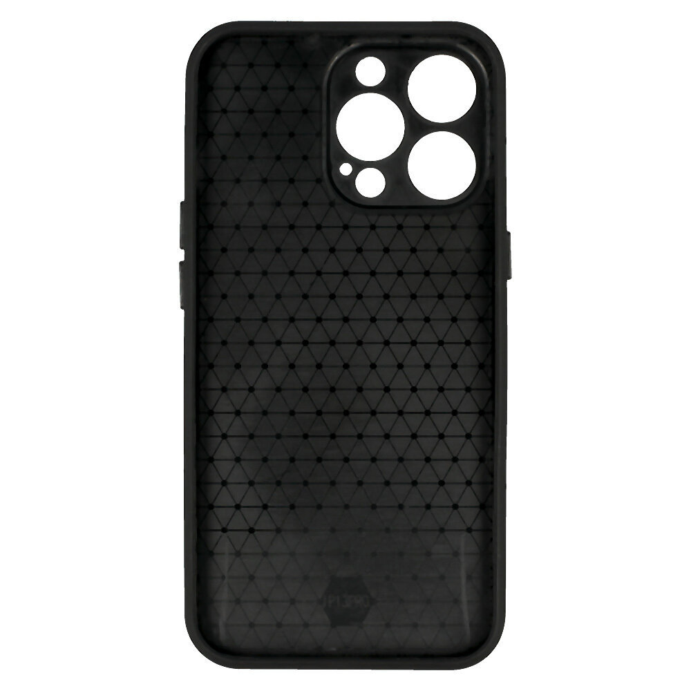 Telefoniümbris Leather 3D - iPhone 13 Pro D2, must hind ja info | Telefoni kaaned, ümbrised | kaup24.ee