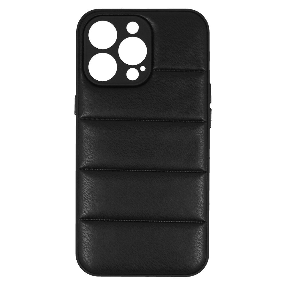 Telefoniümbris Leather 3D - iPhone 13 Pro D2, must hind ja info | Telefoni kaaned, ümbrised | kaup24.ee