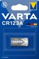 Varta Lithium CR123 patarei hind ja info | Patareid | kaup24.ee