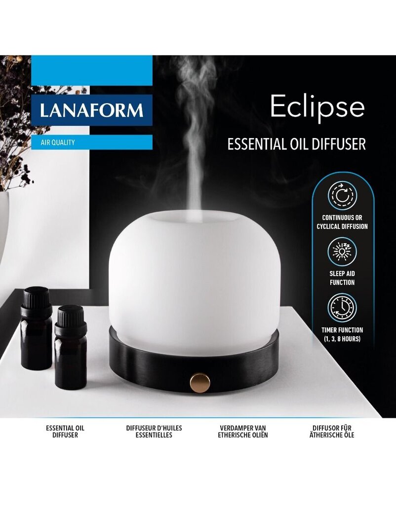 Ultraheli eeterlike õlide difuusor Lanaform Eclipse hind ja info | Õhuniisutajad | kaup24.ee