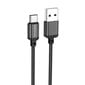 Borofone kaabel BX87 Sharp - USB tüüp C - 3A 1 meeter must цена и информация | Mobiiltelefonide kaablid | kaup24.ee