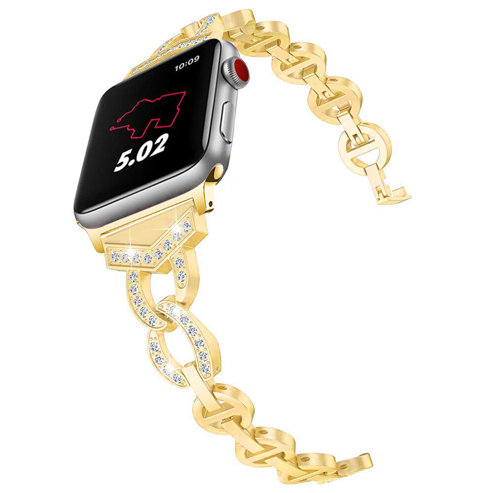 Kellarihm Apple Watchi 42/44/45mm D3 kullaga цена и информация | Nutikellade ja nutivõrude tarvikud | kaup24.ee