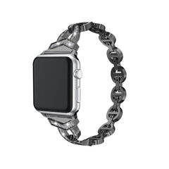 Kellarihm Apple Watchile 42/44/45mm D3 must hind ja info | Nutikellade ja nutivõrude tarvikud | kaup24.ee