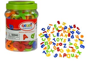 Магнитные буквы и цифры 78 шт. цена и информация | Развивающие игрушки и игры | kaup24.ee