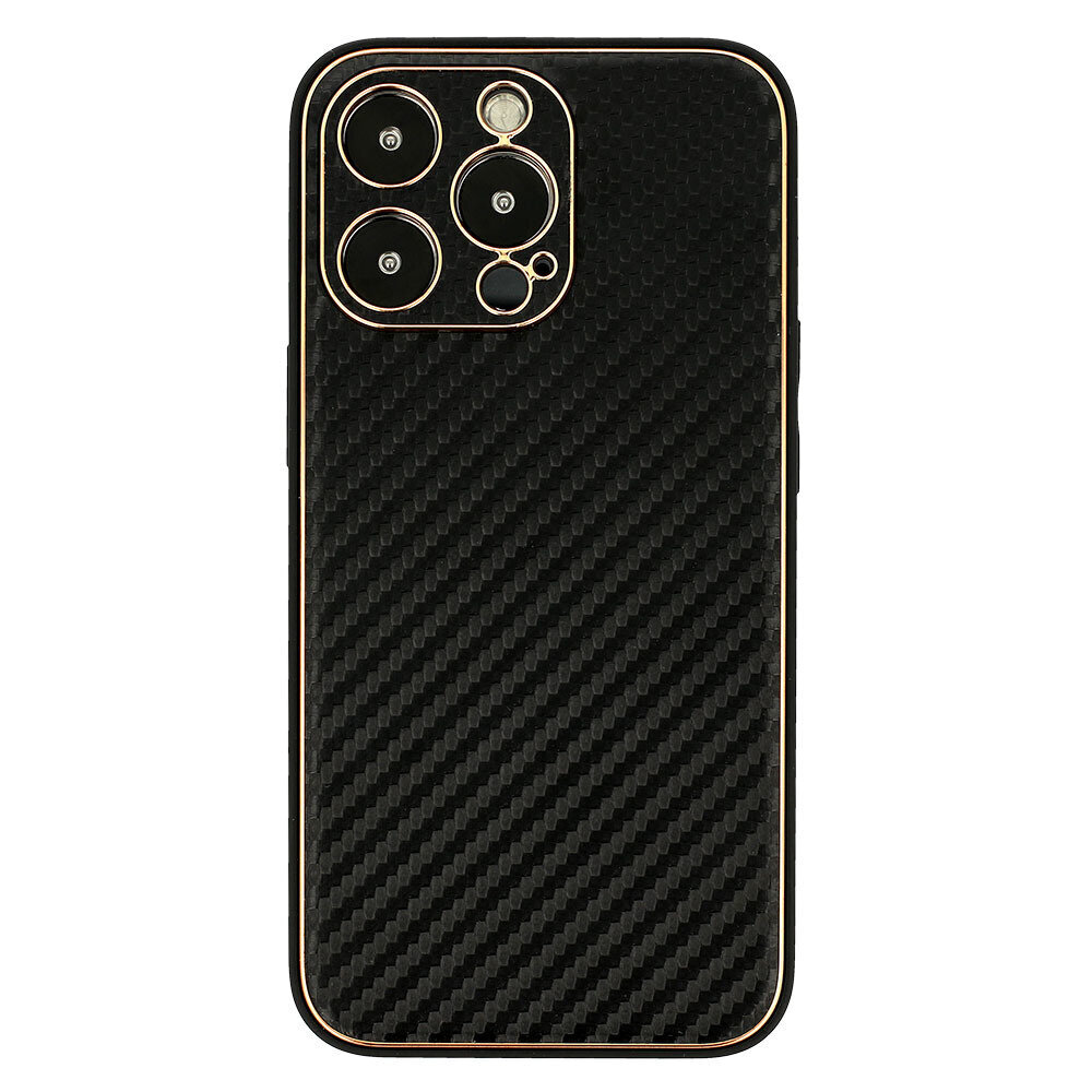 Telefoniümbris TEL PROTECT Leather Carbon - Xiaomi Redmi Note 11 Pro / Note 11 Pro 5G , must hind ja info | Telefoni kaaned, ümbrised | kaup24.ee