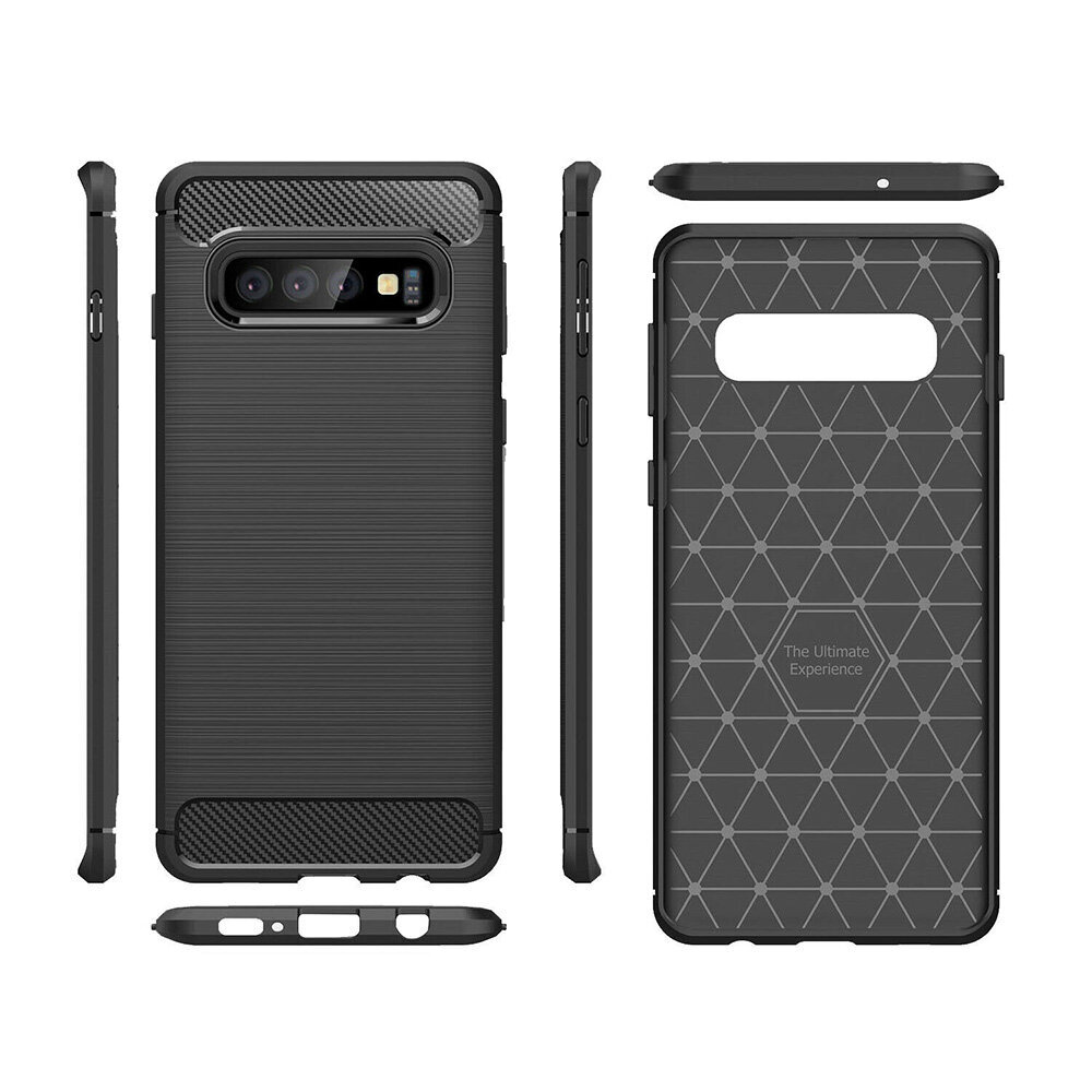 Telefoniümbris Carbon sobib Xiaomi Redmi Note 11 Pro/Note 11 Pro 5G, must hind ja info | Telefoni kaaned, ümbrised | kaup24.ee