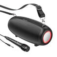 Borofone kaasaskantav Bluetooth-kõlar BP13 pimestav mikrofoniga, must