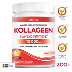 Loomne kollageen 10 000mg (Veise kollageenipulber), 300g hind ja info | Vitamiinid | kaup24.ee