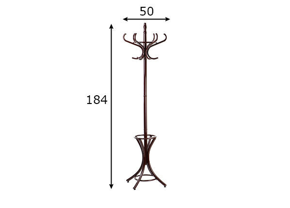 Riidepuu Stema WDR-1, tumepruun hind ja info | Nagid | kaup24.ee