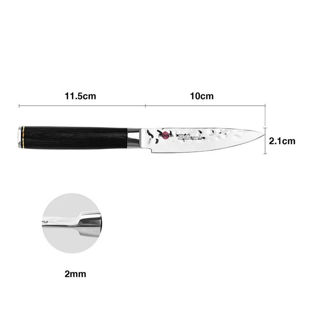 Fissman jaapani köögiviljanuga Kensei Kojiro, 10 cm цена и информация | Noad ja tarvikud | kaup24.ee