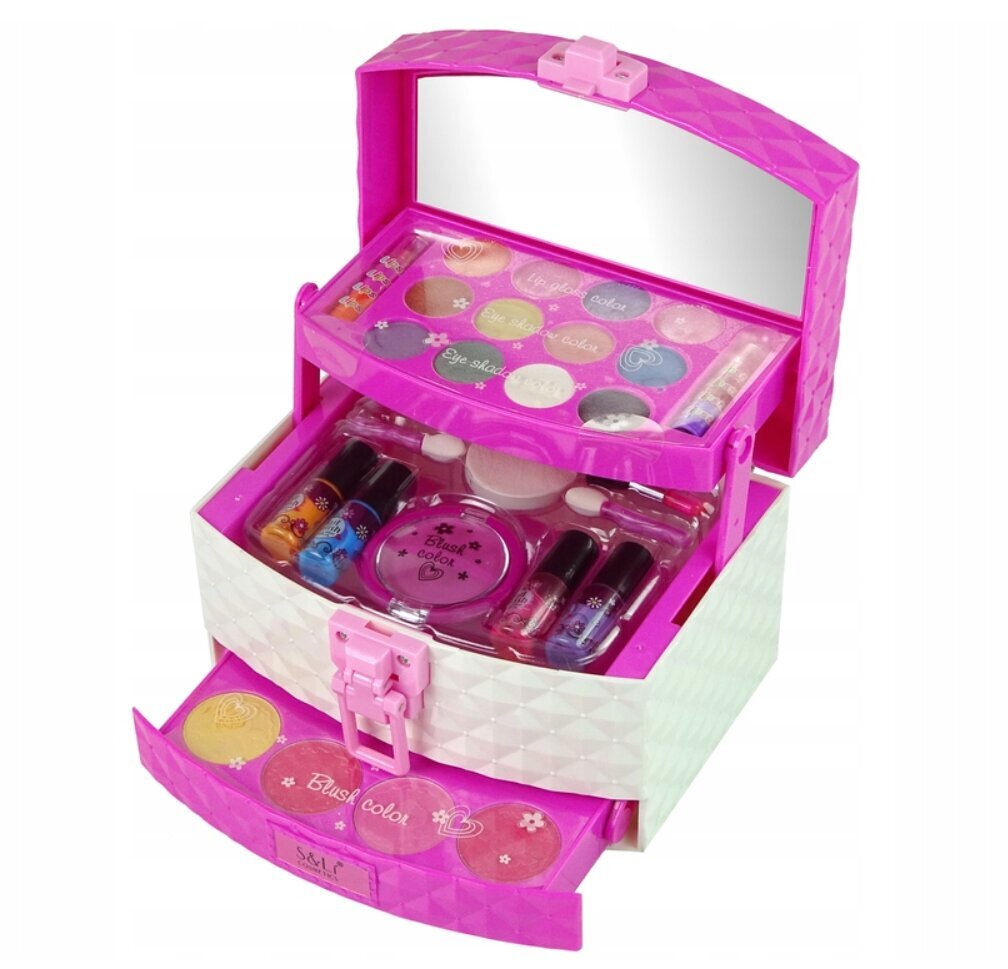 Tüdrukute kosmeetika komplekt kohvris hind ja info | Tüdrukute mänguasjad | kaup24.ee