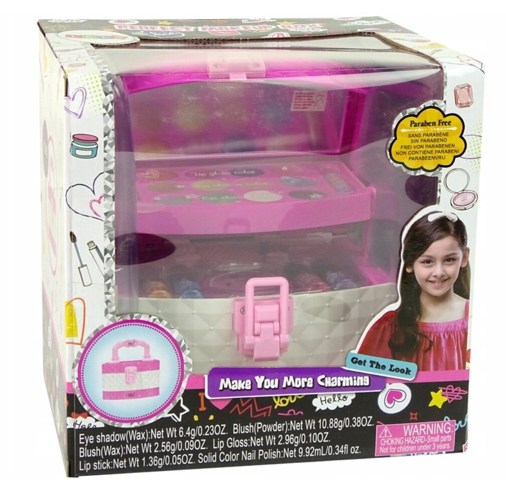 Tüdrukute kosmeetika komplekt kohvris hind ja info | Tüdrukute mänguasjad | kaup24.ee