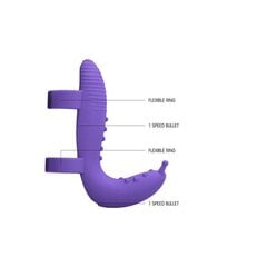 Vibraatori pikendamise komplekt Eliott, lilla hind ja info | Vibraatorid | kaup24.ee