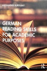 German Reading Skills for Academic Purposes hind ja info | Võõrkeele õppematerjalid | kaup24.ee