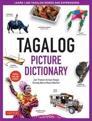 Tagalog Picture Dictionary: Learn 1500 Tagalog Words and Expressions - The Perfect Resource for Visual Learners of All Ages (Includes Online Audio) hind ja info | Võõrkeele õppematerjalid | kaup24.ee