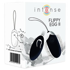 Vibreeriv muna Intense Flippy II, kaugjuhtimispuldiga, must hind ja info | Vibraatorid | kaup24.ee