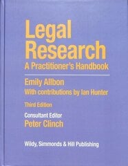 Legal Research: A Practitioner's Handbook 3rd Revised edition цена и информация | Книги по экономике | kaup24.ee