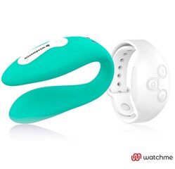 WEARWATCH DUAL PLEASURE БЕСПРОВОДНАЯ ТЕХНОЛОГИЯ WATCHME AQUAMARINE / SNOWY цена и информация | Вибраторы | kaup24.ee