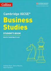 Cambridge IGCSE (TM) Business Studies Student's Book цена и информация | Развивающие книги | kaup24.ee