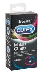 Kondoomid Durex Mutual Climax, 10 tk. цена и информация | Презервативы | kaup24.ee