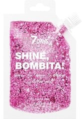 7D SHINE, BOMBITA! Гель-глиттер д/вол.лиц.тела 901 Playful Pink, 90 мл цена и информация | Тушь, средства для роста ресниц, тени для век, карандаши для глаз | kaup24.ee